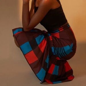 NWT Anthropologie Eva Franco Flounced Midi Skirt